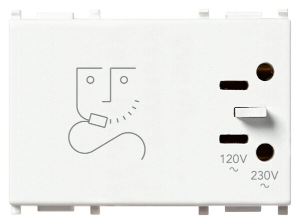 Presa per rasoio 230V bianco - VIMAR SPA VY5466