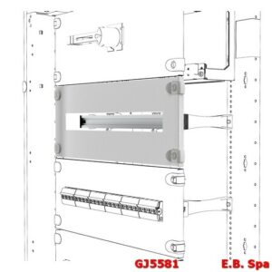 PANNELLO FINISTRATO - CON GUIDA DIN - QDX - 35 MODULI - 850X200MM - GEWISS SPA GJ5581