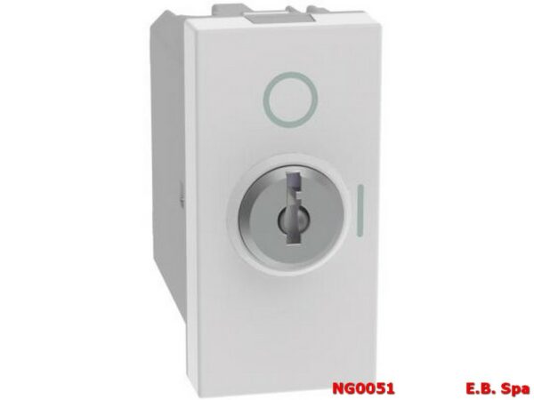 Interruttore 2P 10 AX - 250Vac a chiave - BTICINO S.P.A NG0051