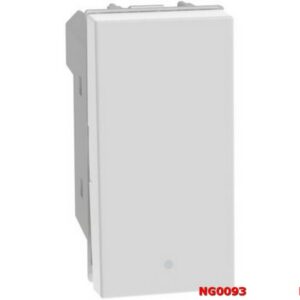 Pulsante in apertura 10 A 250Vac 1 P (NO) e 1 P (NC), illuminabile - BTICINO S.P.A NG0093