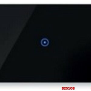 Placca 3 moduli, 1 simbolo, Expì Touch, vetro, nero lava - URMET DOMUS S.P.A SI0108
