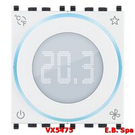 02971.B TERMOSTATO .ROTELLA.DOMOT.2M BIANCO - VIMAR SPA VX5475 02971.B TERMOSTATO .ROTELLA.DOMOT.2M BIANCO - VIMAR SPA VX5475