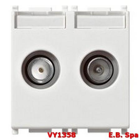 14302.10 PR.TV-RD-SAT PAS.10DB_2USCITE BIANCO - VIMAR SPA VY1358 14302.10 PR.TV-RD-SAT PAS.10DB_2USCITE BIANCO - VIMAR SPA VY1358