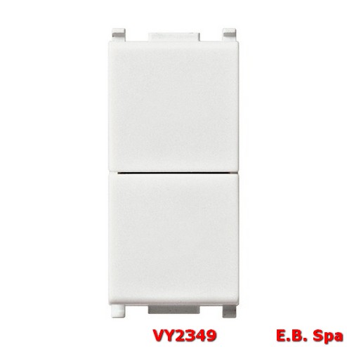 Due pulsanti indipend.1P NO+NO10A bianco - VIMAR SPA VY2349 Due pulsanti indipend.1P NO+NO10A bianco - VIMAR SPA VY2349