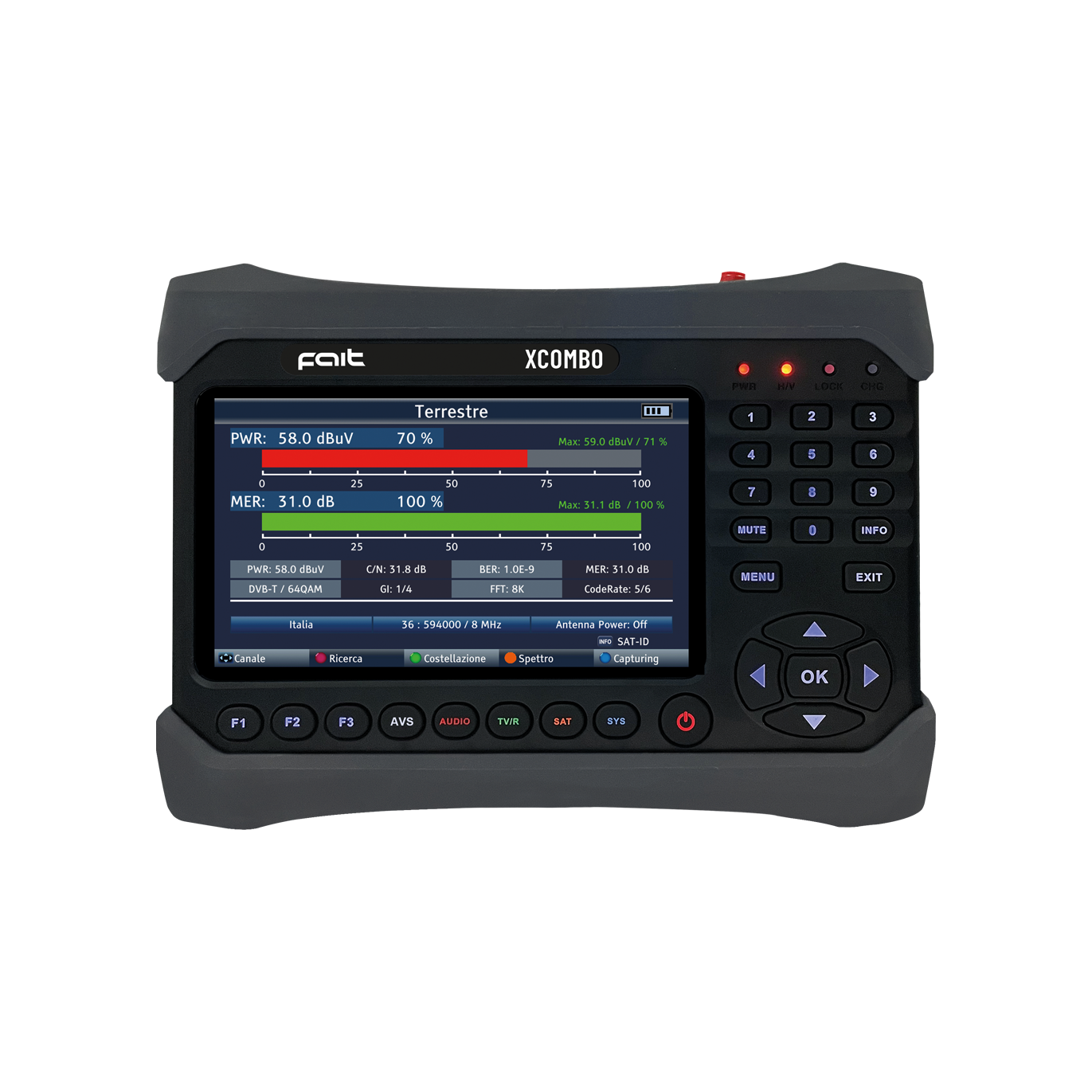 XCOMBO - Misuratore di segnale - FAIT SRL TW2031 XCOMBO - Misuratore di segnale - FAIT SRL TW2031